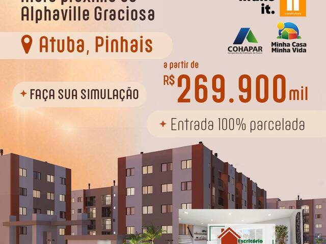 #321 - Apartamento para Venda em Pinhais - PR - 1